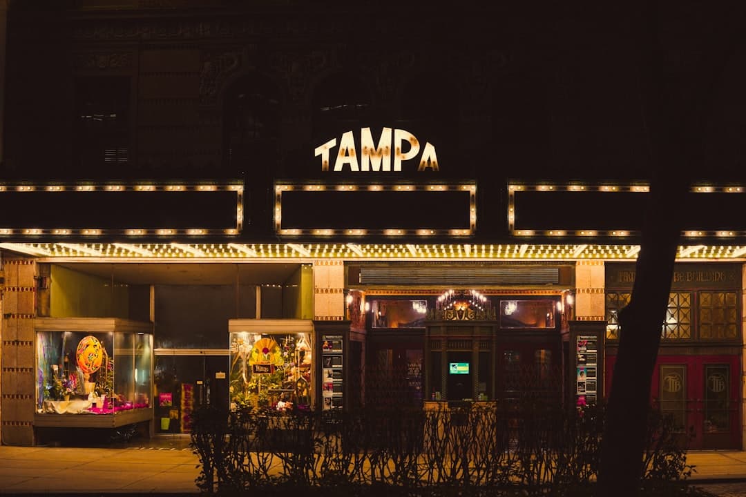 UNKs coffee shop during night time — Photo by Alex Haney on Unsplash