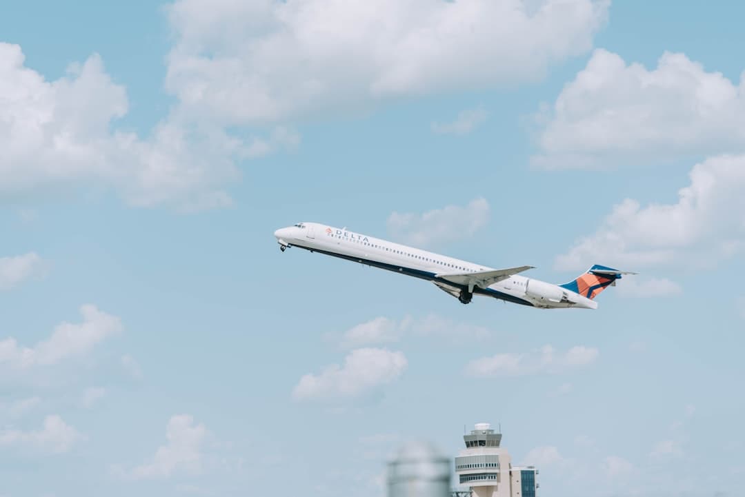 airplane flying — Photo by Samantha Gades on Unsplash
