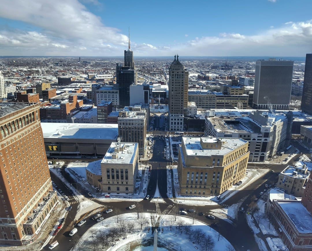 aerial view of city buildings during daytime — Photo by Pavol Svantner on Unsplash