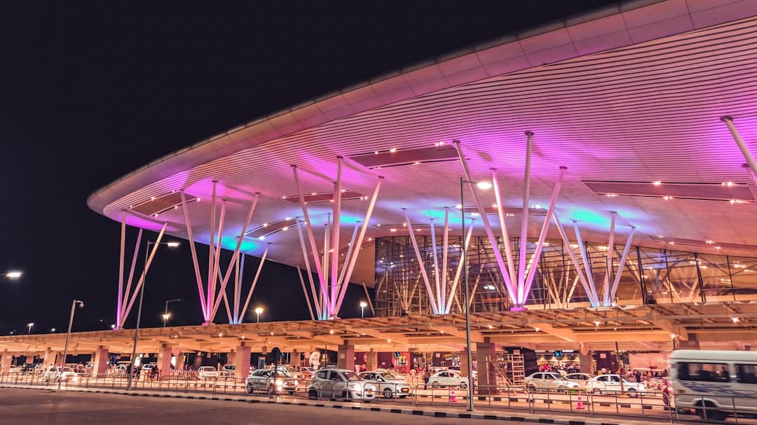 lighted concrete building — Photo by Kartabya Aryal on Unsplash