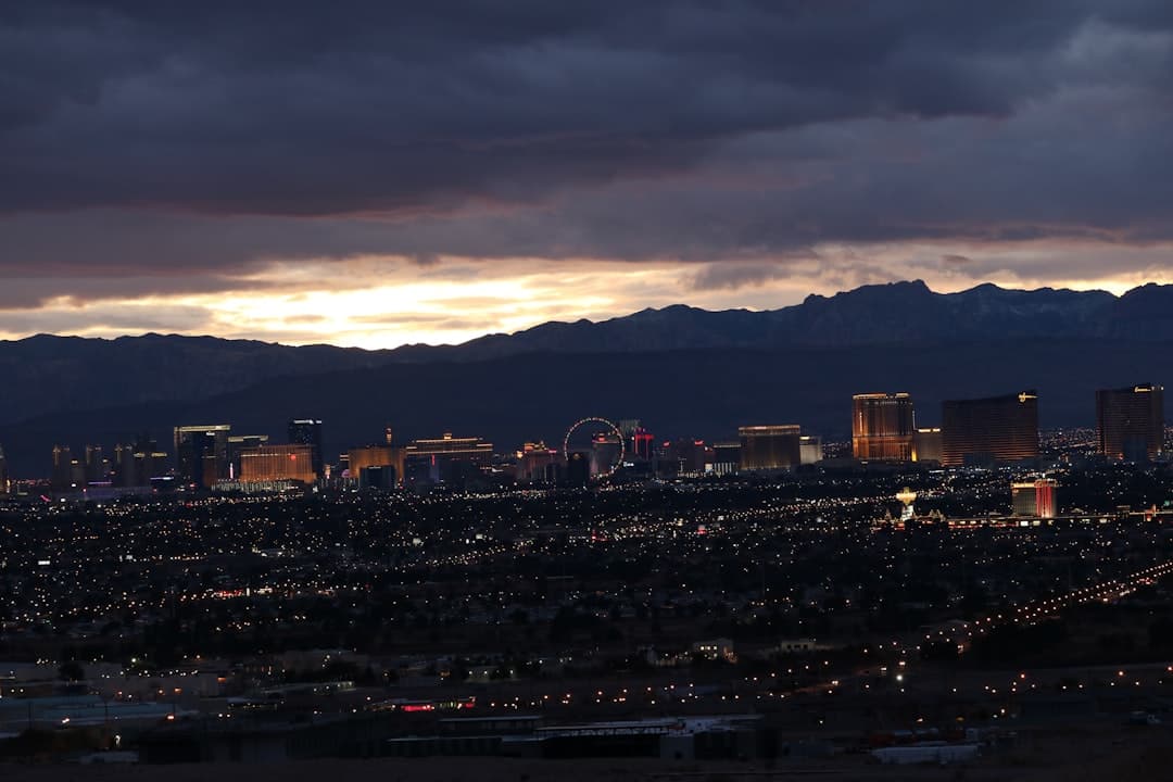 city under gloomy skies — Photo by Alicia Franklin on Unsplash